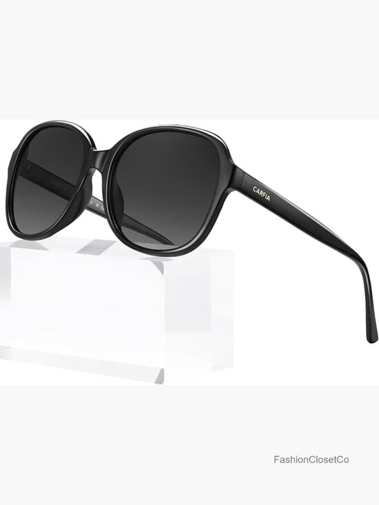 Acetate Oversized Square Polarized Sunglasses UV Protection Retro Trendy main image 4